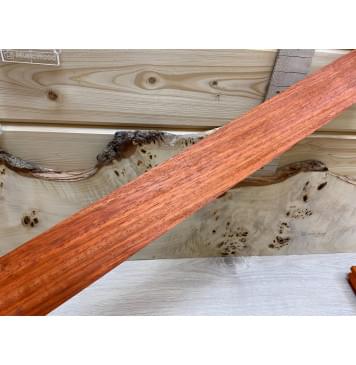 Падук заготовка накладки для электрогитары Радиал А 10,5х63х555 мм-2