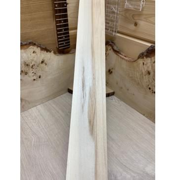 Клён "Гнилой" заготовка накладки для бас-гитары Радиал АА 9х93х760 мм-1