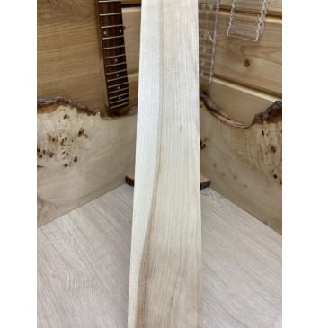 Клён "Гнилой" заготовка накладки для бас-гитары Смешанный АА 9,5х94х750 мм-0