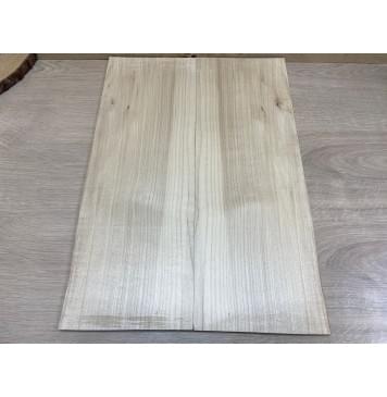 Клён Белый заготовка на топ Смешанный АА 9х190х550 мм - 2 шт. (книжкой)-0