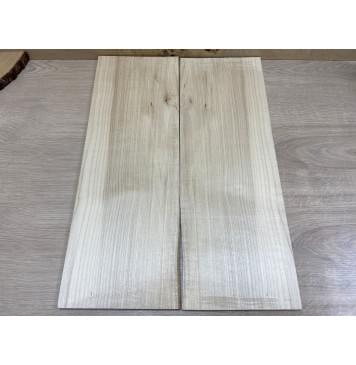 Клён Белый заготовка на топ Смешанный АА 9х190х550 мм - 2 шт. (книжкой)-2