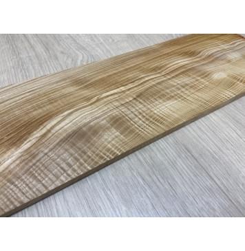 Ясень Оливковый Волнистый заготовка на топ для Тревел гитары Смешанный АА Волна АА 6х145х430 мм - 2 шт. (книжкой)-0