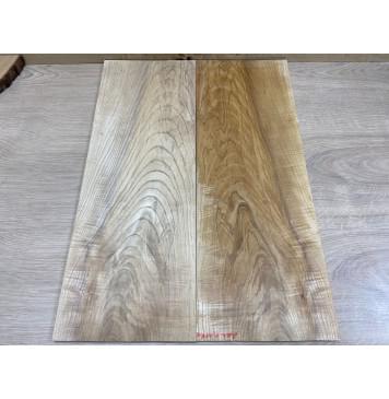 Ясень Оливковый Волнистый заготовка на топ Тангент АА Волна АА 6х193х540 мм - 2 шт. (книжкой)-1