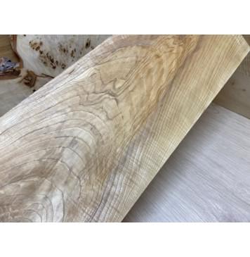 Ясень Оливковый Волнистый заготовка на топ Тангент ААА Волна АА 8х195х540 мм - 2 шт. (книжкой)-2