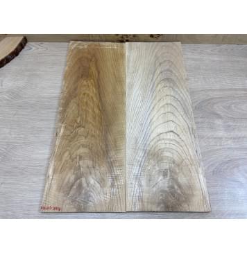 Ясень Оливковый Волнистый заготовка на топ Тангент ААА Волна АА 8х195х540 мм - 2 шт. (книжкой)-4