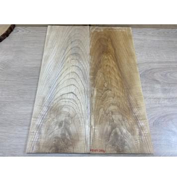 Ясень Оливковый Волнистый заготовка на топ Тангент ААА Волна АА 8х195х540 мм - 2 шт. (книжкой)-3