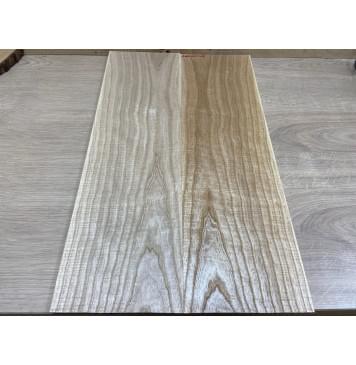 Ясень Белый Волнистый заготовка на топ Смешанный ААА Волна ААА 7,5х172х570 мм - 2 шт. (книжкой)-1