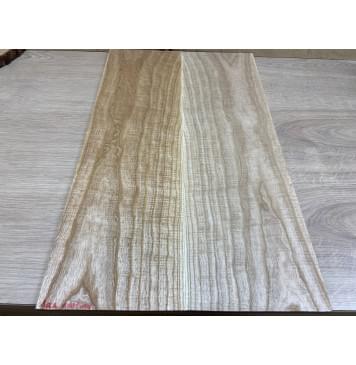 Ясень Белый Волнистый заготовка на топ Тангент ААА Волна ААА 9х172х570 мм - 2 шт. (книжкой)-5