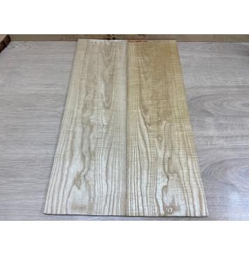 Ясень Белый Волнистый заготовка на топ Тангент А Волна АА 7х166х530 мм - 2 шт. (книжкой)-1