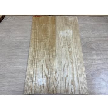 Ясень Белый Волнистый заготовка на топ Тангент АА Волна ААА 6х166х535 мм - 2 шт. (книжкой)-3