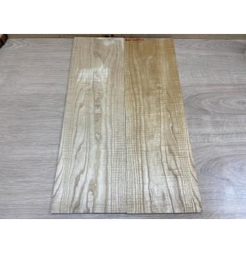 Ясень Белый Волнистый заготовка на топ Тангент АА Волна ААА 6х166х535 мм - 2 шт. (книжкой)-2