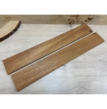 Палисандр Теха заготовка накладки для электрогитары Смешанный ААА 12х80х555 мм-3