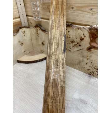 Зебрано Фигурный заготовка накладки для электрогитары Радиал ААА 10х70х550 мм-1