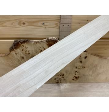 Клён Белый заготовка накладки для электрогитары Смешанный АА 10х67х550 мм-1