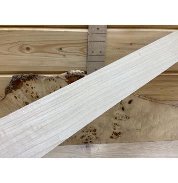 Клён Белый заготовка накладки для электрогитары Смешанный АА 11х67х550 мм-0