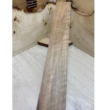 Орех Грецкий Волнистый заготовка накладки для электрогитары Смешанный ААА Волна А 9х74х560 мм-0