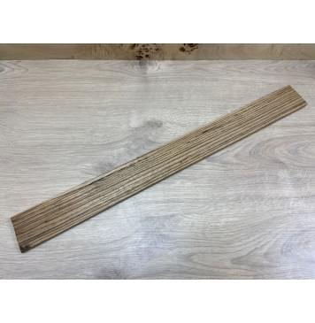 Зебрано заготовка накладки для бас-гитары Радиал А 10х61х630 мм-2