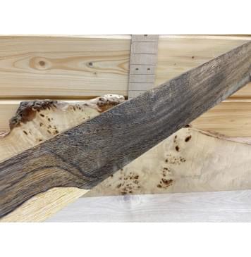 Эбен Маймю заготовка накладки для электрогитары Смешанный АА 8х70х560 мм-0