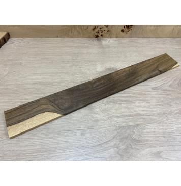 Эбен Маймю заготовка накладки для электрогитары Смешанный АА 8х70х560 мм-1