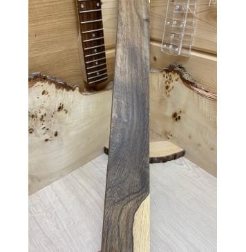 Эбен Маймю заготовка накладки для электрогитары Смешанный АА 8х70х560 мм-2