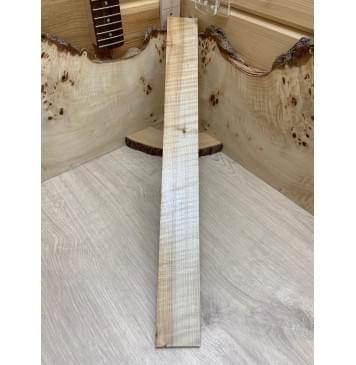 Клён Белый Явор, Волнистый заготовка накладки для электрогитары Радиал А Волна АА 8х62х600 мм-0