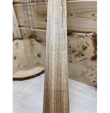 Зебрано Фигурный заготовка накладки для электрогитары Радиал АА 9х61х540 мм-0