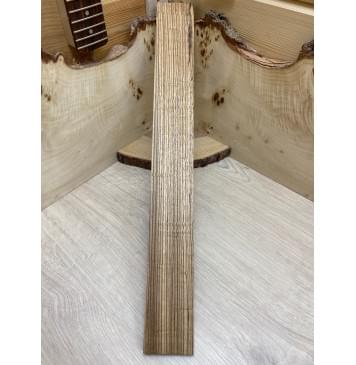 Зебрано заготовка накладки для электрогитары Радиал АА 10х61х535 мм-1