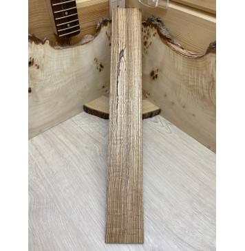 Зебрано заготовка накладки для электрогитары Радиал А 10х72х525 мм-4