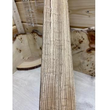 Зебрано заготовка накладки для электрогитары Радиал А 10х72х525 мм-1