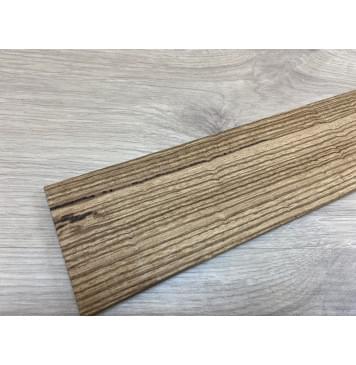 Зебрано заготовка накладки для электрогитары Радиал ААА 10х71х525 мм-3