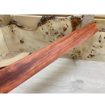 Падук заготовка накладки для электрогитары Смешанный АА 8х63х555 мм-3