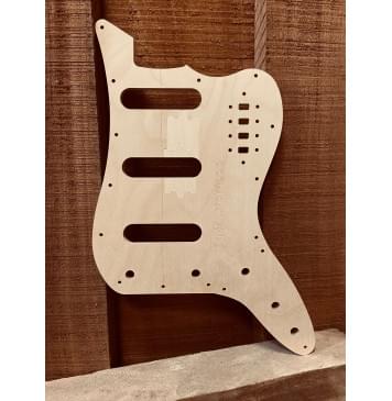 Fender Bass VI, полный комплект для фрезеровки гитары, фанера 8мм. Fender Bass VI, полный комплект для фрезеровки гитары, фанера 8мм.-5