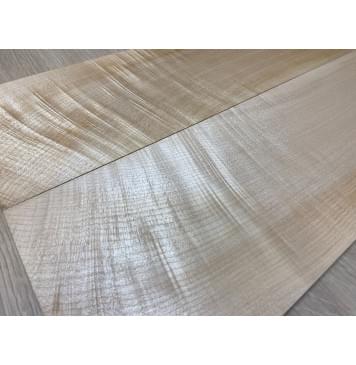 Клён белый Явор, Волнистый заготовка на топ Смешанный ААА Волна АА 8х170х505 мм - 2 шт. (книжкой)-1