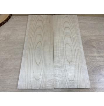 Клён Белый заготовка на топ Тангент АА 11х192х545 мм - 2 шт. (книжкой)-1