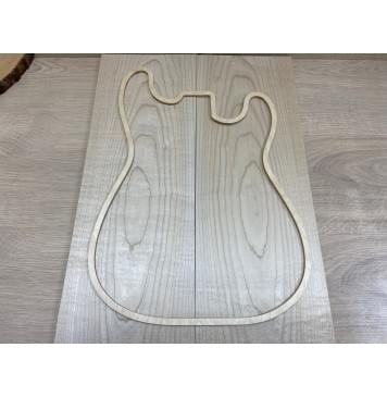 Клён Белый заготовка на топ Тангент АА 11х192х545 мм - 2 шт. (книжкой)-2