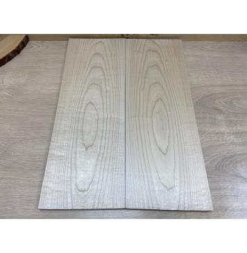 Клён Белый заготовка на топ Тангент АА 11х192х545 мм - 2 шт. (книжкой)-3