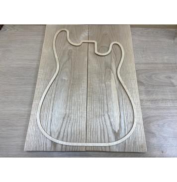 Ясень Оливковый заготовка на топ Смешанный А 18х188х525 мм - 2 шт. (книжкой)-3