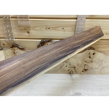 Палисандр Бразильский Сантос заготовка накладки для бас-гитары Смешанный АА 8х77х700 мм-1