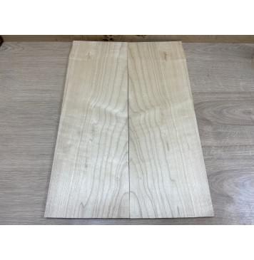 Клён Белый заготовка на топ Смешанный АА 9х175х510 мм - 2 шт. (книжкой)-0