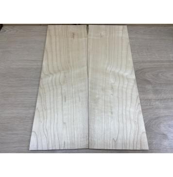 Клён Белый заготовка на топ Смешанный АА 9х175х510 мм - 2 шт. (книжкой)-2