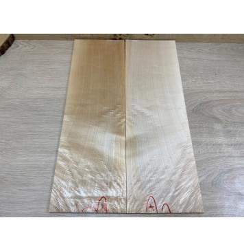 Клён Белый заготовка на топ Смешанный ААА 7х165х510 мм - 2 шт. (книжкой)-2