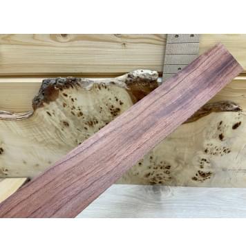 Бубинго заготовка накладки для электрогитары Смешанный АА 8,5х60х505 мм Бубинго заготовка накладки для электрогитары Смешанный АА 8,5х60х505 мм-1