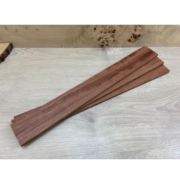 Бубинго заготовка накладки для электрогитары Смешанный АА 8,5х60х505 мм Бубинго заготовка накладки для электрогитары Смешанный АА 8,5х60х505 мм-3