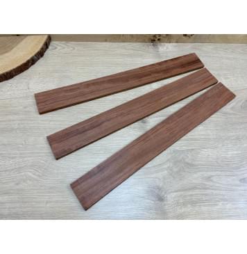 Бубинго заготовка накладки для электрогитары Смешанный АА 8,5х60х505 мм Бубинго заготовка накладки для электрогитары Смешанный АА 8,5х60х505 мм-4