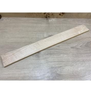 Клён Белый заготовка накладки для электрогитары Смешанный АА 9х61х570 мм-0