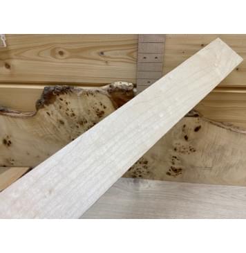 Клён Белый заготовка накладки для электрогитары Смешанный АА 9х61х570 мм-1
