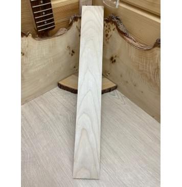 Клён Белый заготовка накладки для электрогитары Тангент ААА 9х70х510 мм-1