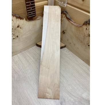 Клён Чёрный заготовка накладки для электрогитары Смешанный АА 8х105х545 мм-0