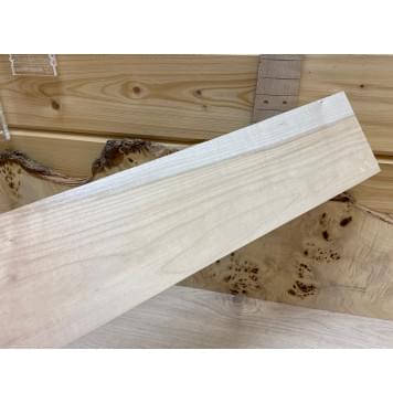 Клён Чёрный заготовка накладки для электрогитары Смешанный АА 8х105х545 мм-1