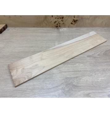 Клён Чёрный заготовка накладки для электрогитары Смешанный АА 8х105х545 мм-2